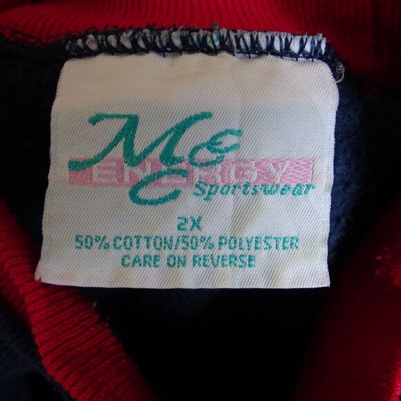 Vintage MC Sportswear Blue Grandma Graphic Sweatshirt Women Size 2X Long sleeve - Picture 4 of 9